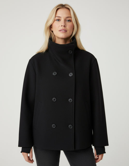 Elegante Jacke mit Stehkragen