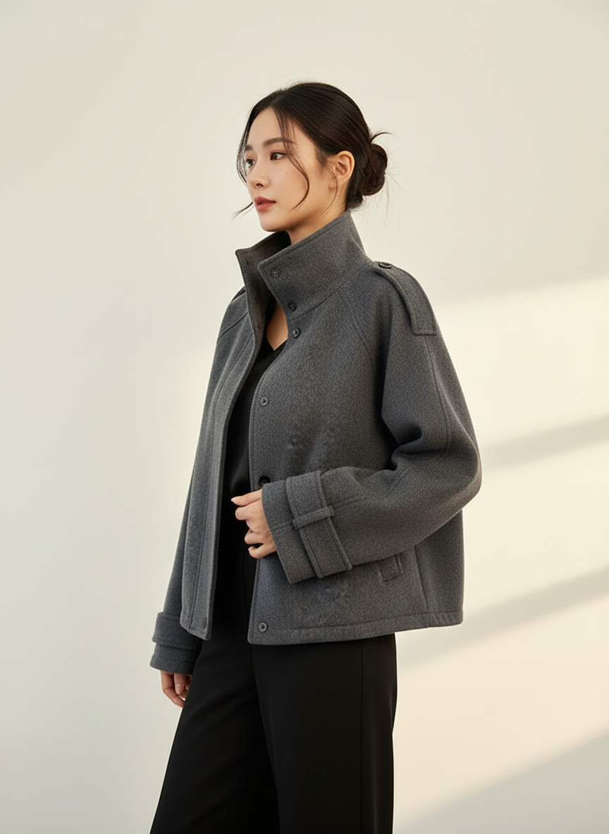 Stilvoller Kurzmantel für elegante Damen