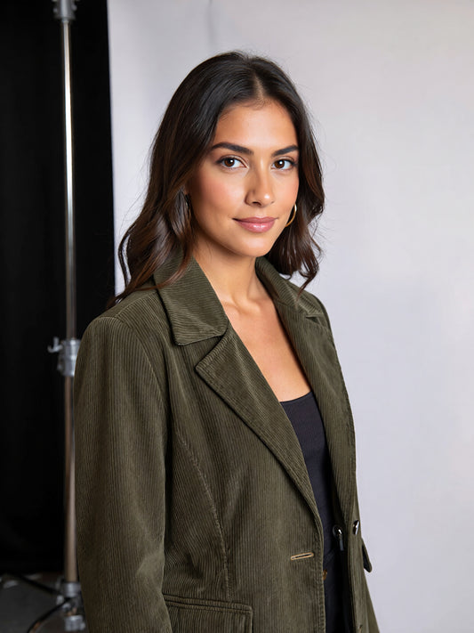 Stylische Bomberjacke im hochwertigen Wildlederlook