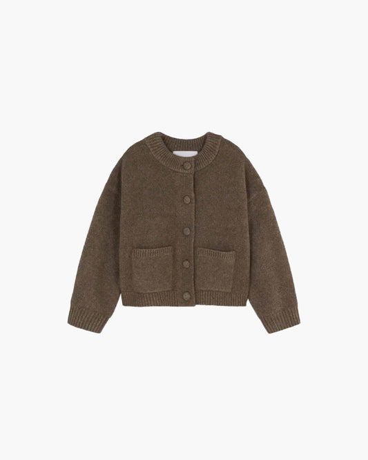 Lila Damen Cardigan | Baumwoll-Polyester-Mix, Locker Geschnitten 2