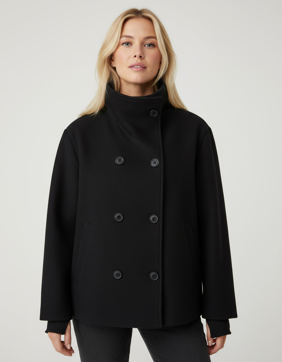 Elegante Jacke mit Stehkragen