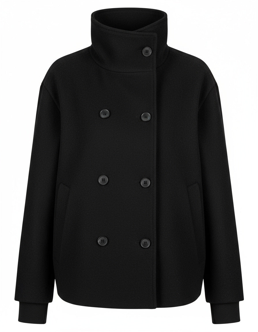 Elegante Jacke mit Stehkragen