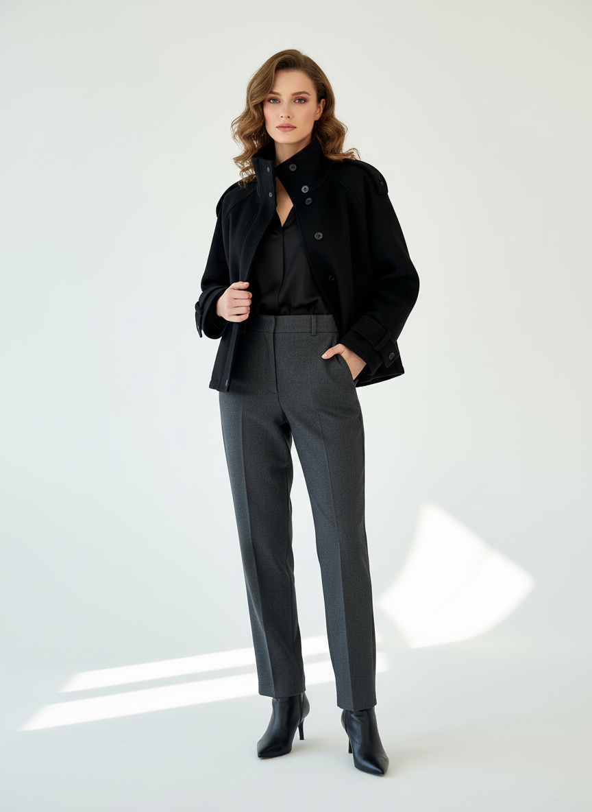 Stilvoller Kurzmantel für elegante Damen