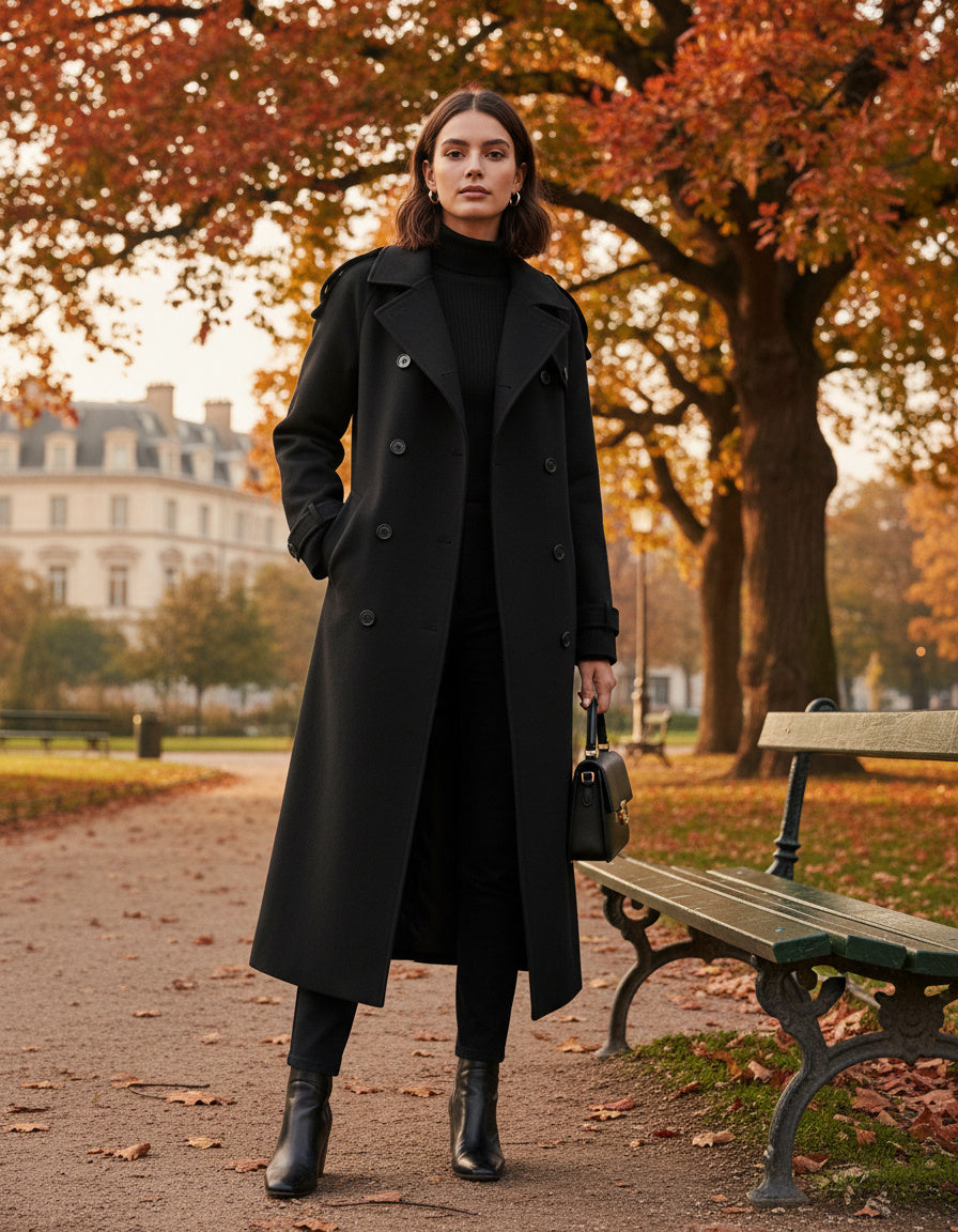 Stilvoller eleganter Mantel für einen anspruchsvollen Look