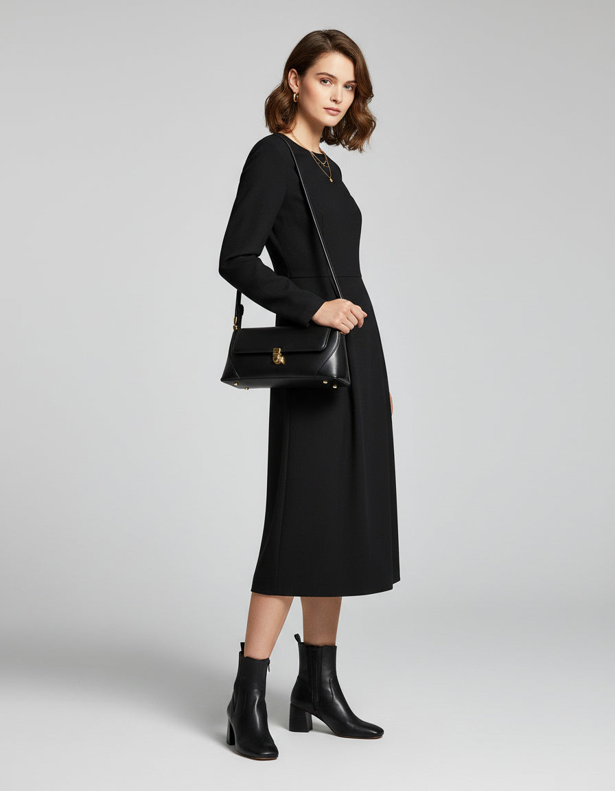 Vegane Leder-Schultertasche - stilvoll, nachhaltig & vielseitig