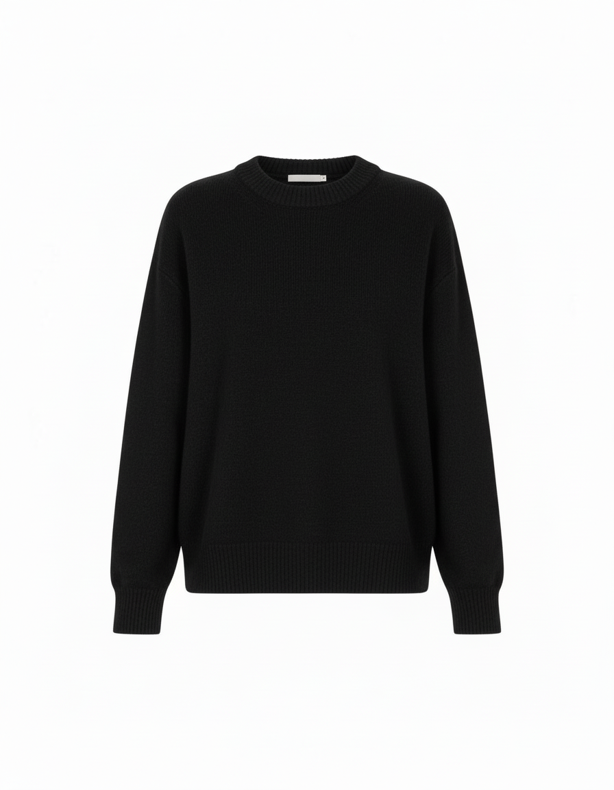 Damen Pullover - Weiches Mischgewebe, Lässiger Rundhals-Stil