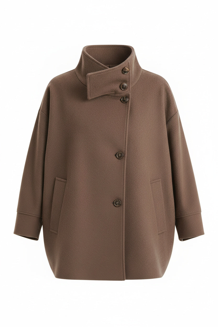 Elegante Stehkragenjacke für einen stilvollen Auftritt