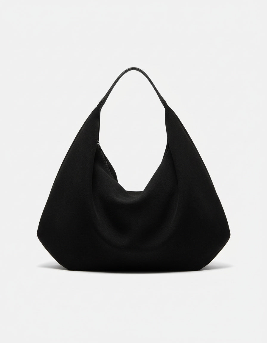 Elegante, weiche Handtasche im Hobo-Stil