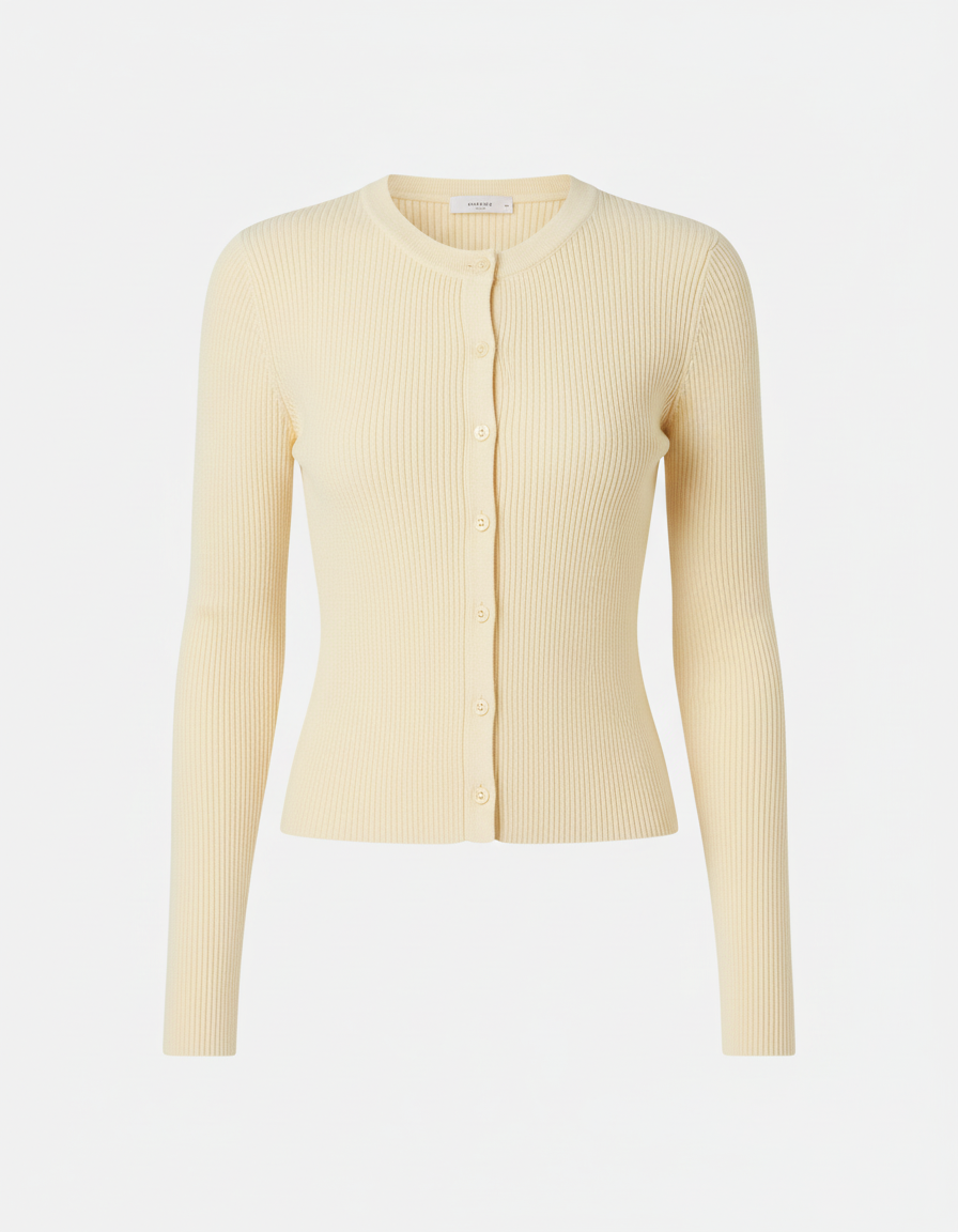 Damen Strickjacke - 100% Elasthan, Kurz Geschnitten