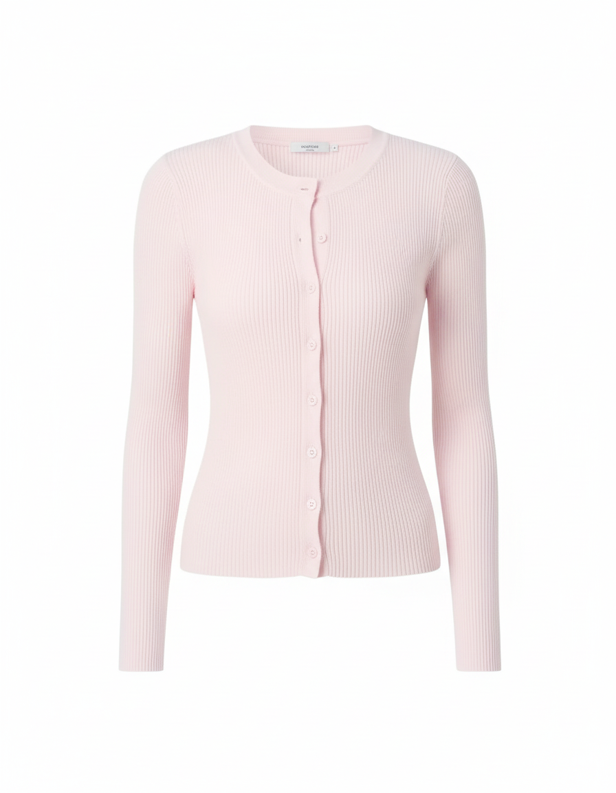 Damen Strickjacke - 100% Elasthan, Kurz Geschnitten