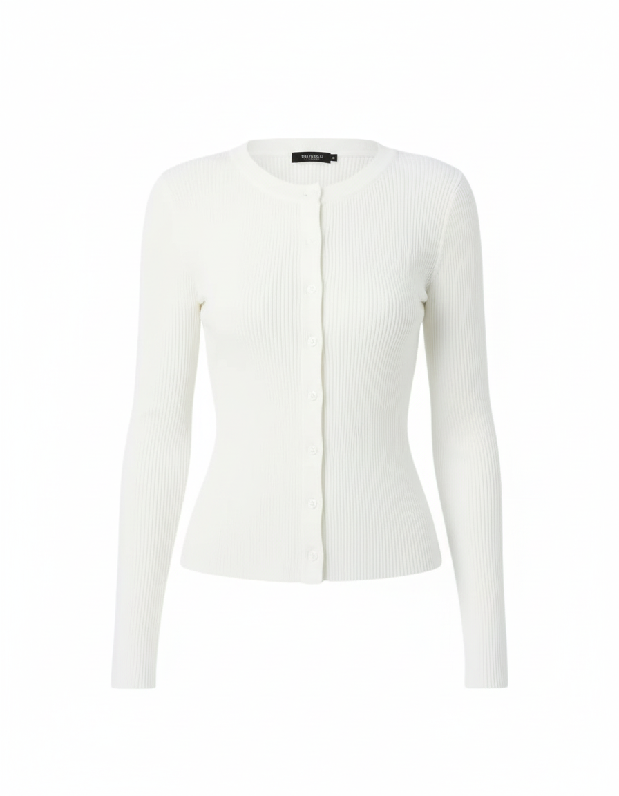 Damen Strickjacke - 100% Elasthan, Kurz Geschnitten