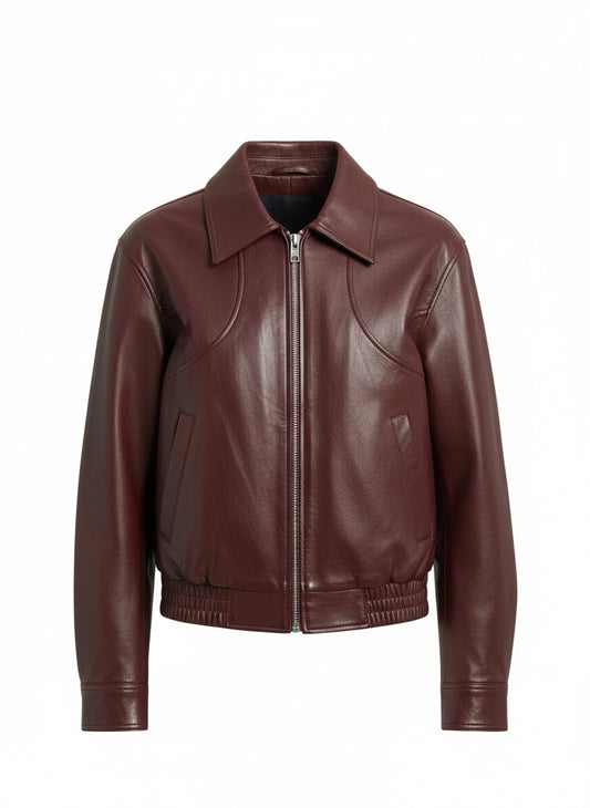 Stilvolle Lederoptik-Jacke für einen eleganten Look