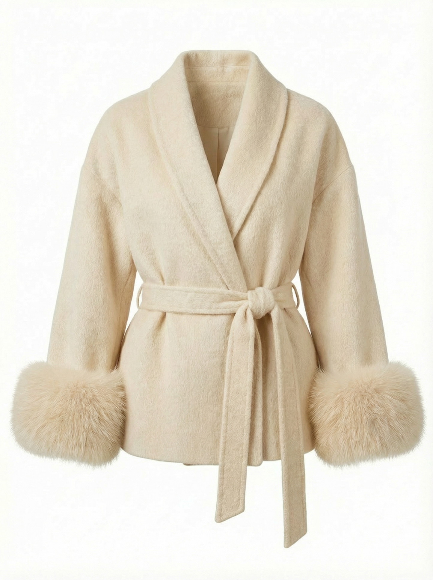 Luxuriöser Kunstfellmantel für stilvollen Komfort