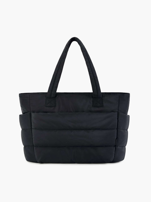 Chic Quilted Puffer Tote Bag
