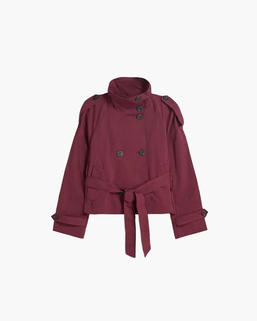 Eleganter Damen Trenchcoat - Premium Wintermantel mit Taillengürtel