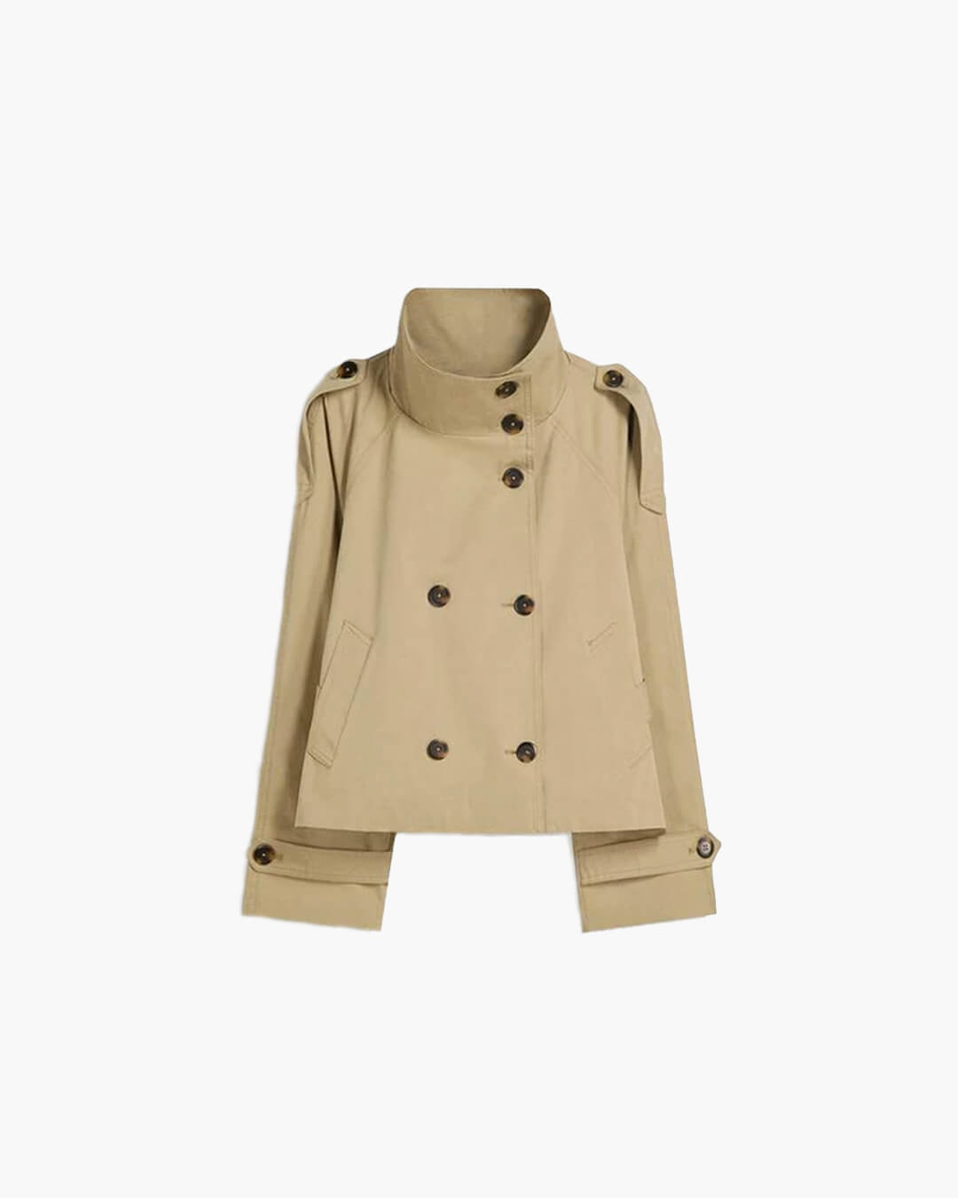 Eleganter Damen Trenchcoat - Premium Wintermantel mit Taillengürtel
